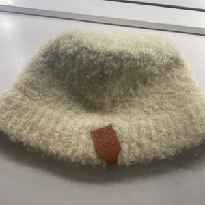 Loewe shearling bucket hat